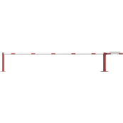 Access barrier with counterweight | and supporting post | clear width: 5000 mm | for padlock